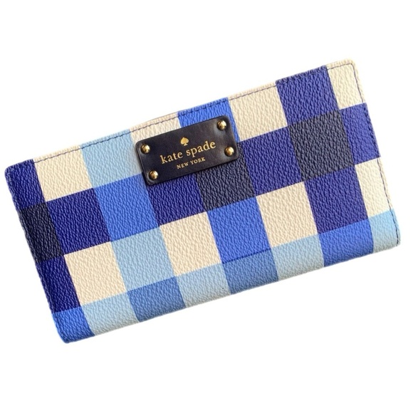 kate spade Handbags - Kate Spade Grove Street Blue Bifold Wallet